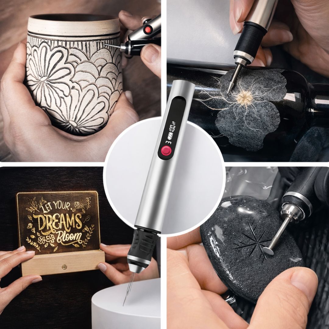 Pióro do grawerowania – 30-elementowy zestaw do personalizacji różnych powierzchni
