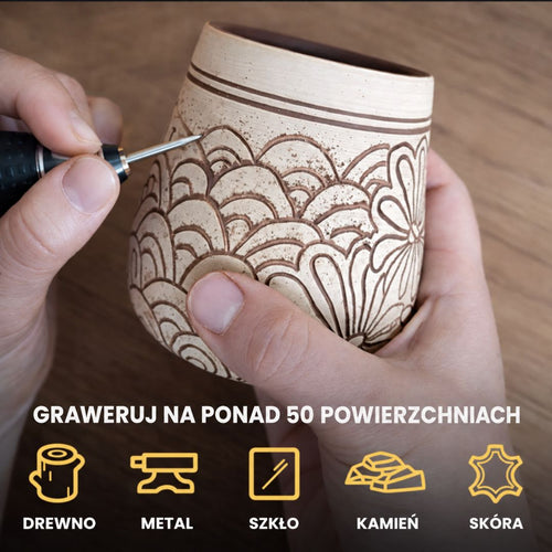 Pióro do grawerowania – 30-elementowy zestaw do personalizacji różnych powierzchni